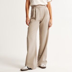 Abercrombie & Fitch Wide Leg Trousers, Size 4/27